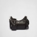 Padded nappa-leather PP Re-Edition shoulder bag – Black