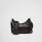 Padded nappa-leather PP Re-Edition shoulder bag – Black
