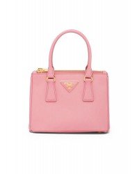 PP Galleria Saffiano Leather Micro-Bag in Petal Pink