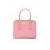 PP Galleria Saffiano Leather Micro-Bag in Petal Pink