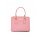 PP Galleria Saffiano Leather Micro-Bag in Petal Pink