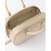 PP Small antique nappa leather top handle bag – Desert Beige