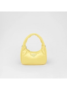PP Soft padded nappa leather mini-bag – Citron Green