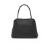 PP Medium Saffiano Leather PP Matin��e Bag in Black