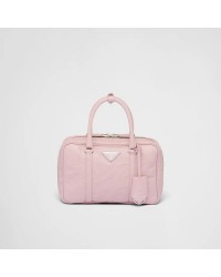 PP Medium antique nappa leather top handle bag – Alabaster Pink