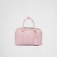 PP Medium antique nappa leather top handle bag – Alabaster Pink