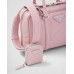 PP Medium antique nappa leather top handle bag – Alabaster Pink