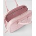 PP Medium antique nappa leather top handle bag – Alabaster Pink