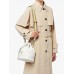 PP Leather Bucket Bag in White
