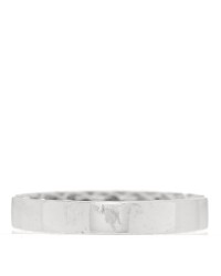 18K White Gold Symphony Golden Gate Band Ring 52 6