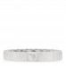 18K White Gold Symphony Golden Gate Band Ring 52 6