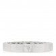 18K White Gold Symphony Golden Gate Band Ring 52 6