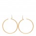 18K Yellow Gold 45mm Hoop Earrings