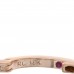 18K Rose Gold Diamond Classic Huggie Hoop Earrings