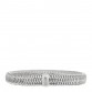 18K White Gold Primavera Flex Bangle Bracelet