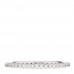 18K White Gold Diamond Micro Pave Eternity Band Ring 53 6.25