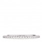 18K White Gold Diamond Micro Pave Eternity Band Ring 53 6.25