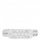 18K White Gold Diamond Woven Silk Ring 52 6