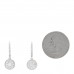 18K White Gold Diamond Drop Earrings