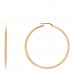 18K Yellow Gold 45mm Hoop Earrings