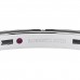 18K White Gold Narrow Love in Verona Bangle Bracelet