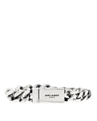 Metal Curb Chain Bracelet Oxidized Silver
