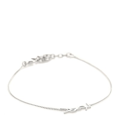 Brass Monogram Charm Bracelet M Mirror