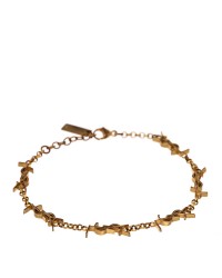 Brass Monogram Charm Bracelet