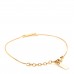 Brass Monogram Charm Bracelet