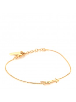 Brass Monogram Charm Bracelet