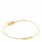 Brass Monogram Charm Bracelet