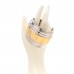 Metal Two Tone Cuff Bracelet Gold Silver