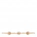 18K Rose Gold Diamond Starburst Cuff Bracelet