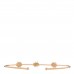 18K Rose Gold Diamond Starburst Cuff Bracelet