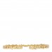 18K Yellow Gold Diamond Fireworks Classic Baguette Bangle Bracelet