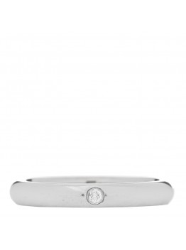 Platinum Diamond Elsa Peretti Band Ring 49 5