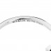 18K White Gold Blue Sapphire T Wire Ring 55 7.25