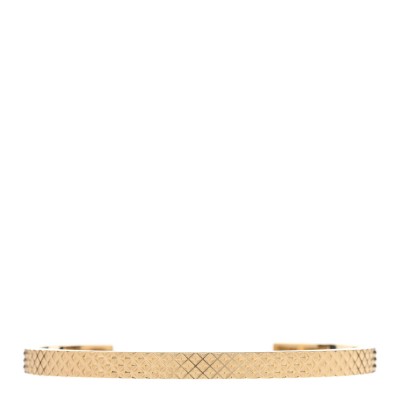 18K Yellow Gold Narrow Diamond Point Cuff Bracelet