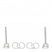 Platinum Diamond .30ctw Solitaire Earrings
