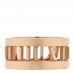 18K Rose Gold Diamond Wide Atlas Open Ring 48 4.5