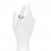 18K White Gold Diamond Wide Atlas Open Ring 52 6