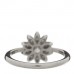 Platinum Diamond Enchant Garden Flower Ring 47 4