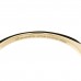 18K Yellow White Gold Diamond Narrow Tiffany Lock Half Pave Bangle Bracelet