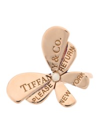 18K Rose Gold Sterling Silver Return to Tiffany Love Bugs Butterfly Ring 49 5