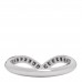Platinum Diamond Soleste V Band Ring 45 3.25
