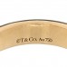 18K Yellow Gold Diamond Micro Link Ring 47 4