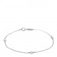 Platinum Diamond .15ctw Elsa Peretti Diamonds by the Yard Station Bracelet