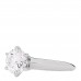 Platinum Diamond 1.32ct Solitaire Engagement Ring 49 4.75
