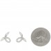 Platinum Diamond Victoria Bow Earrings