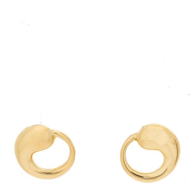 18K Yellow Gold Elsa Peretti Eternal Circle Earrings